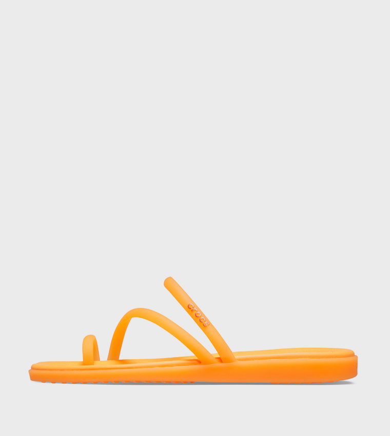 Crocs  Flat Sandals - Orange Flat Sandals