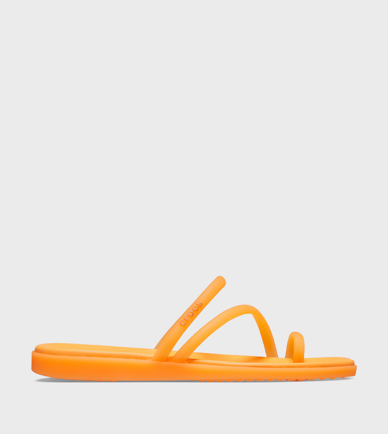 Crocs  Flat Sandals - Orange Flat Sandals