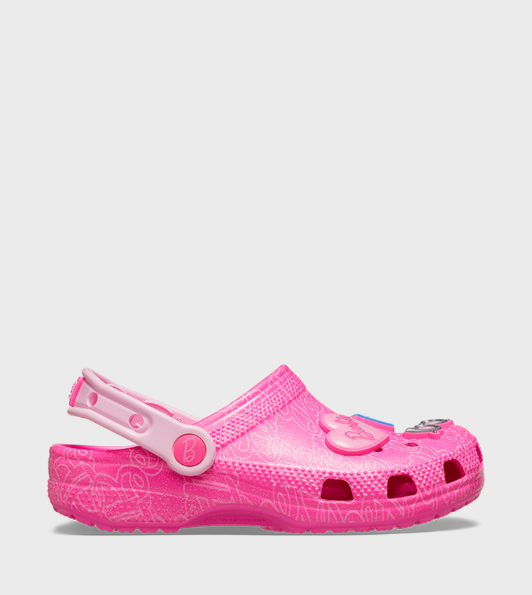 Kids' Mattel Pink Barbie Classic Clog 