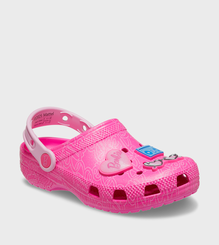 Kids' Mattel Pink Barbie Classic Clog 