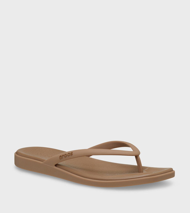 Crocs  Flip-Flops - Brown Flip-Flops