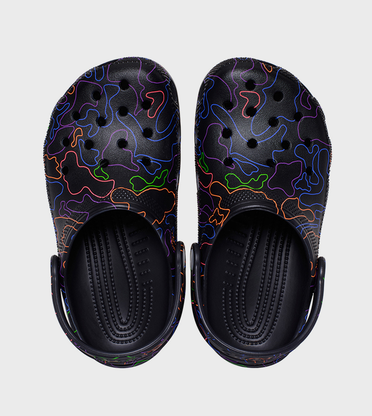 Kids' Classic Hi Vis Camo Clog 