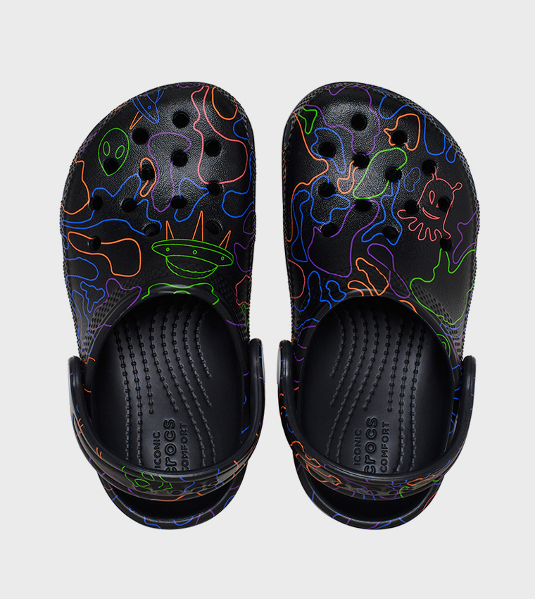 Toddlers' Classic Hi Vis Camo Clog 