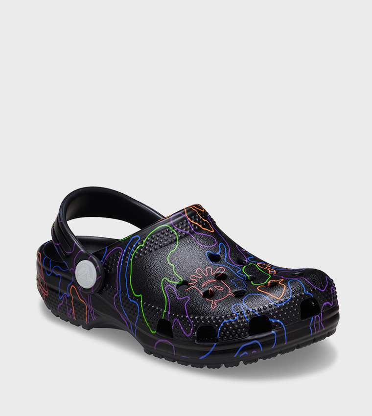 Toddlers' Classic Hi Vis Camo Clog 