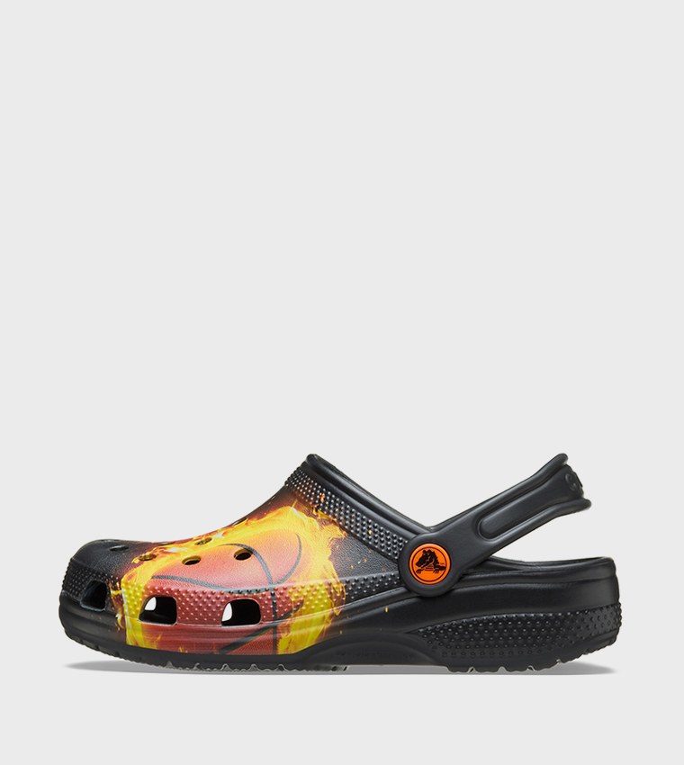 Kids' Classic Flaming Bball Clog 