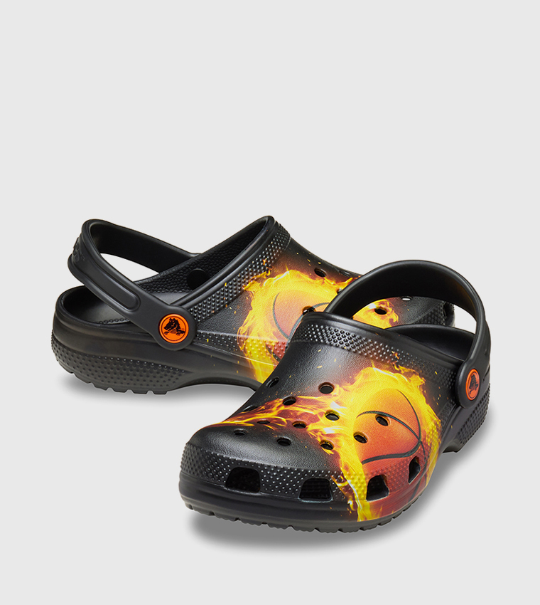 Kids' Classic Flaming Bball Clog 