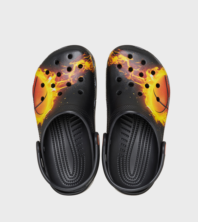 Kids' Classic Flaming Bball Clog 