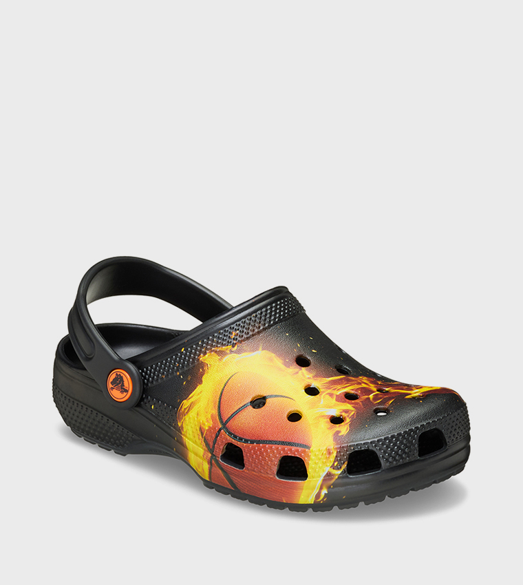 Kids' Classic Flaming Bball Clog 
