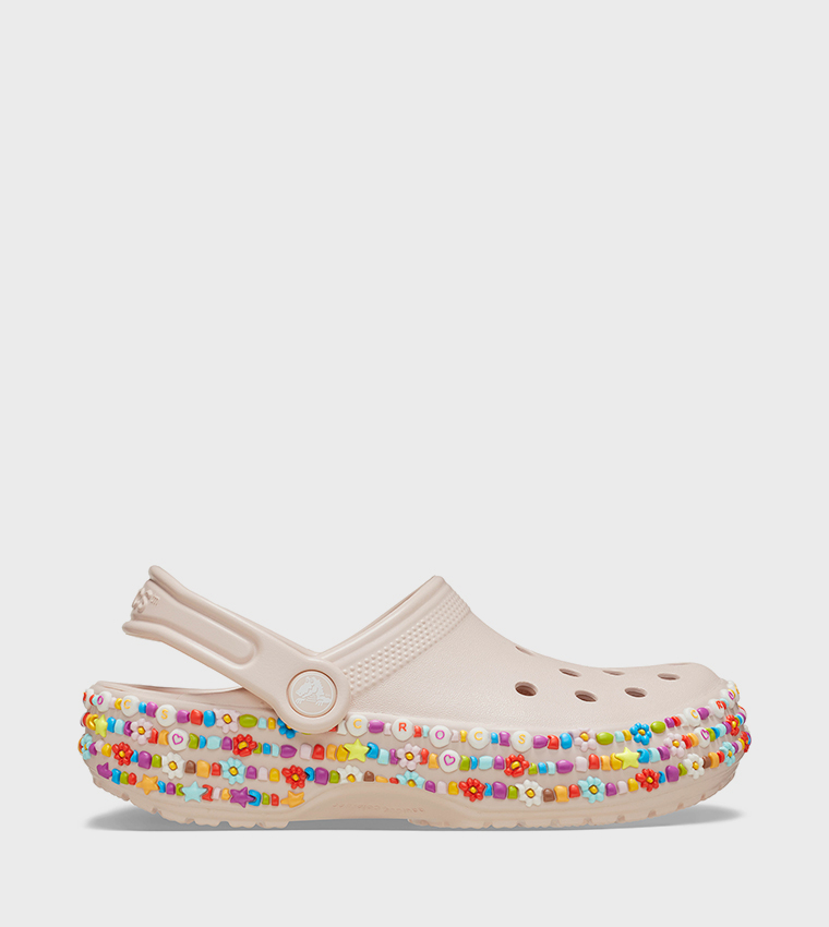 Kids' Classic Beaded Band Clog 