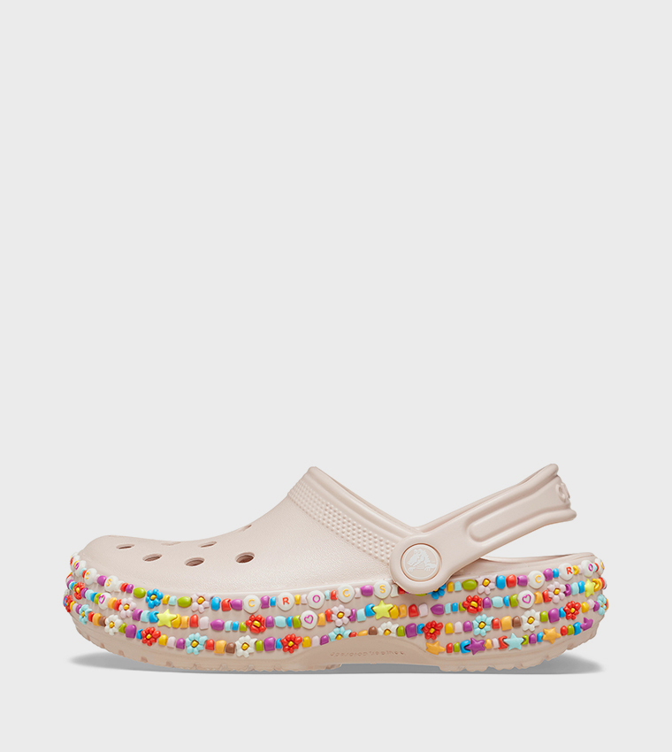Kids' Classic Beaded Band Clog 