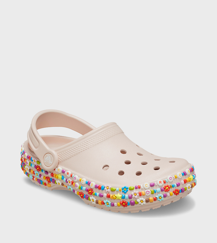 Kids' Classic Beaded Band Clog 