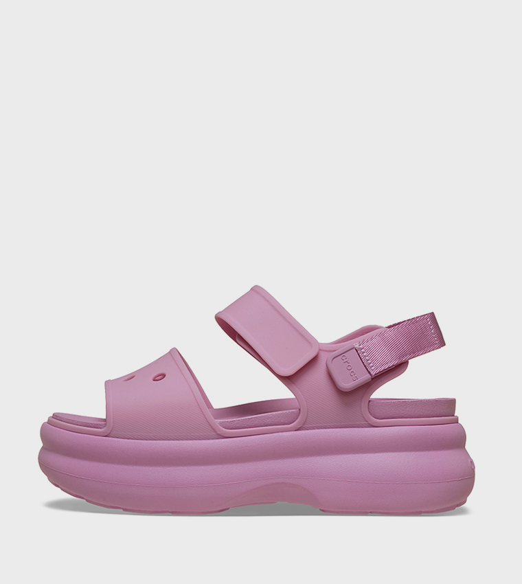 Crocs  Flat Sandals - Purple Flat Sandals