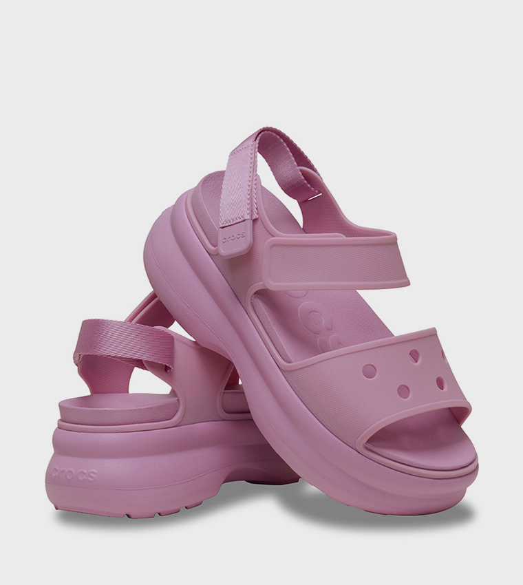 Crocs  Flat Sandals - Purple Flat Sandals
