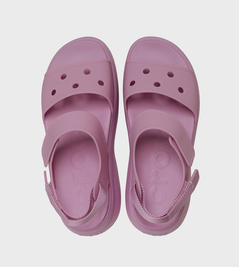 Crocs  Flat Sandals - Purple Flat Sandals