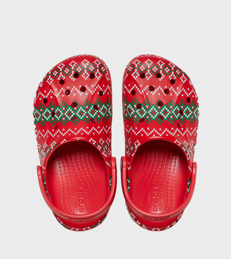 Toddlers' Baya Holiday Graphic Clog 