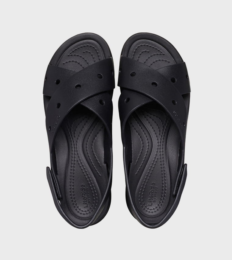 كروكس  الصنادل المسطحة - أسود Flat Sandals