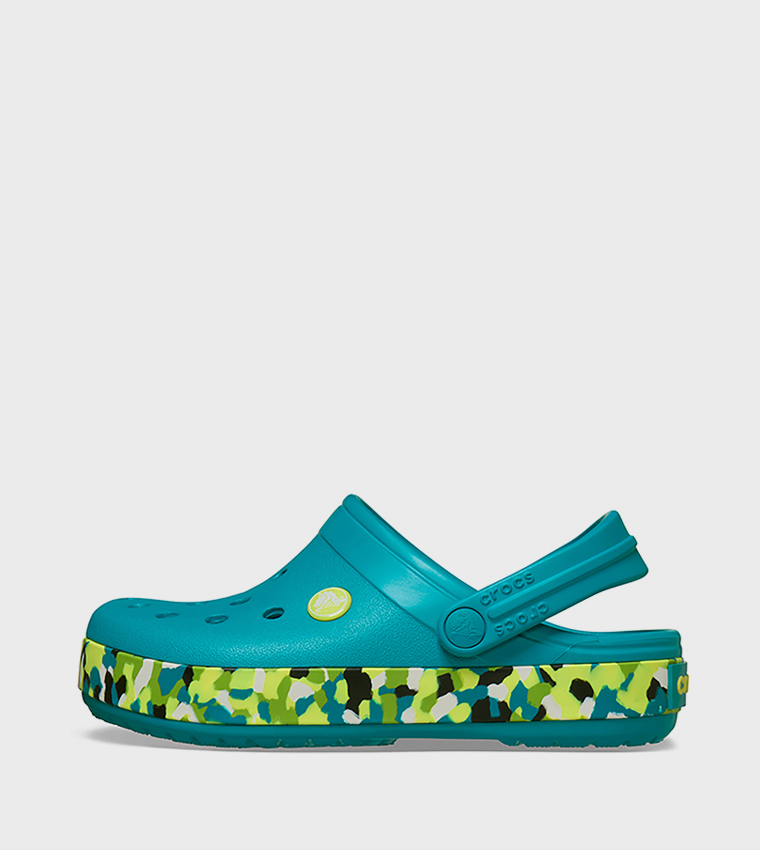 Kids' Crocband Glow Confetti Band Clog
