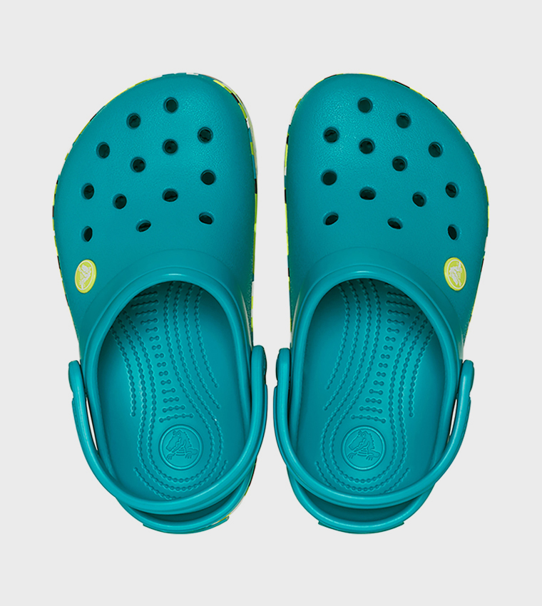 Kids' Crocband Glow Confetti Band Clog