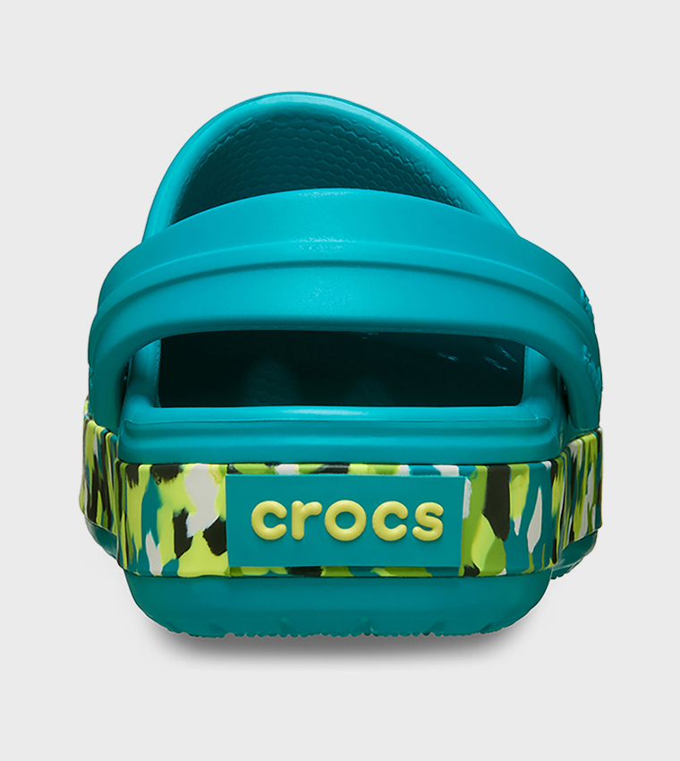 Kids' Crocband Glow Confetti Band Clog