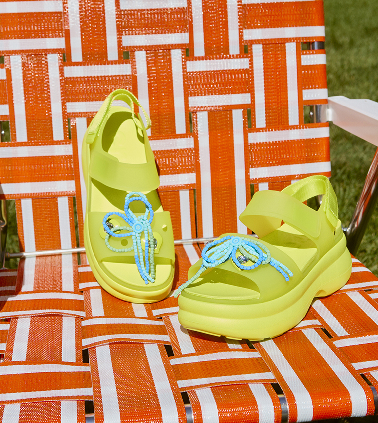 Soho Frosted Y Strap Sandal