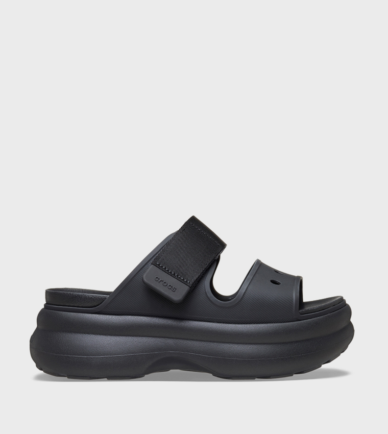 Crocs  Flat Sandals - BLACK Flat Sandals