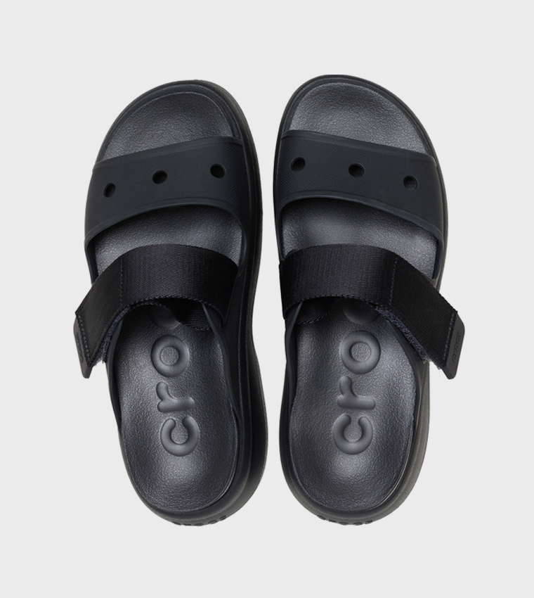 Crocs  Flat Sandals - BLACK Flat Sandals