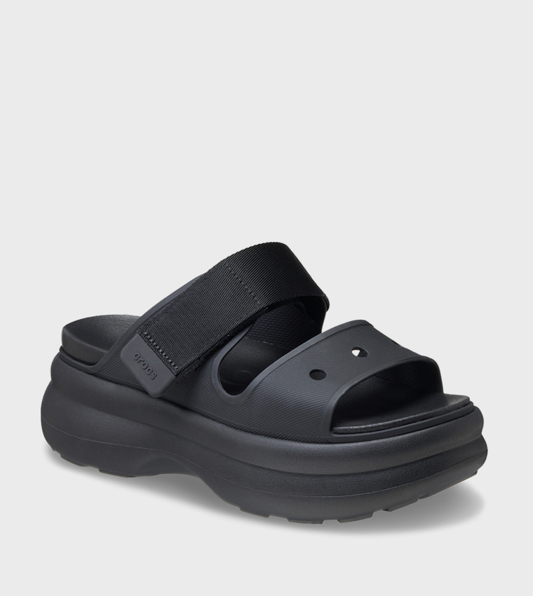 Crocs  Flat Sandals - BLACK Flat Sandals