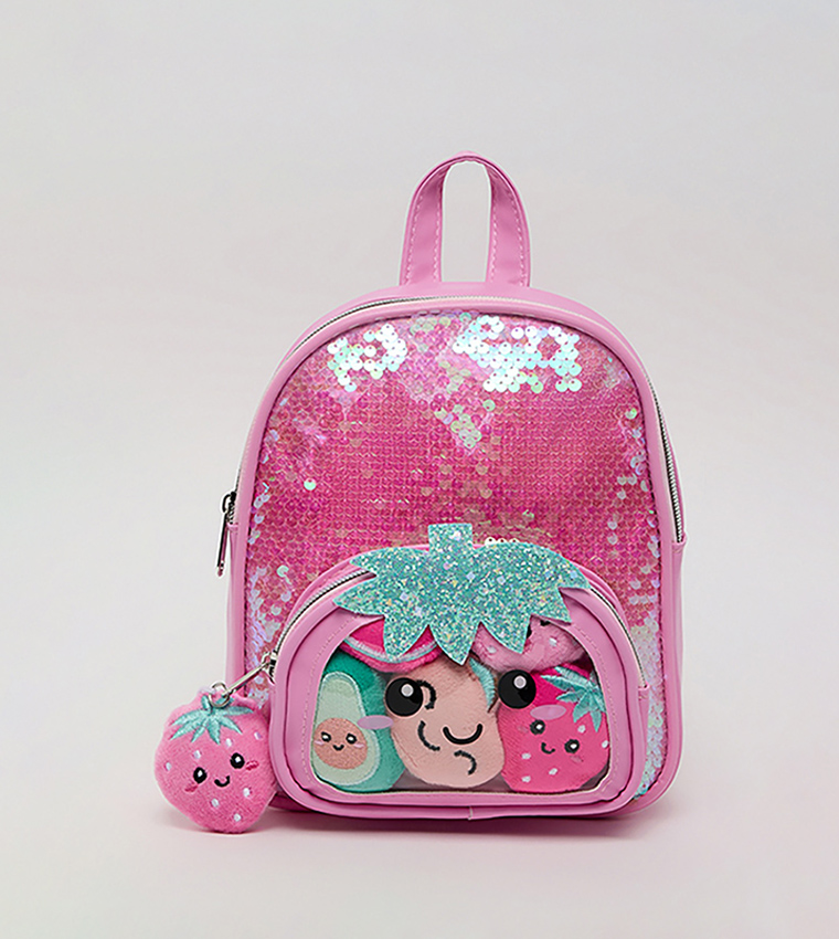 R&B  Backpacks - Pink Caps & Mittens