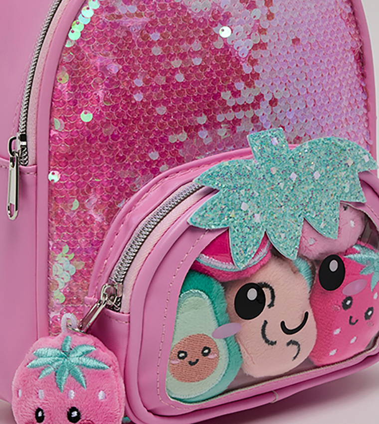 R&B  Backpacks - Pink Caps & Mittens