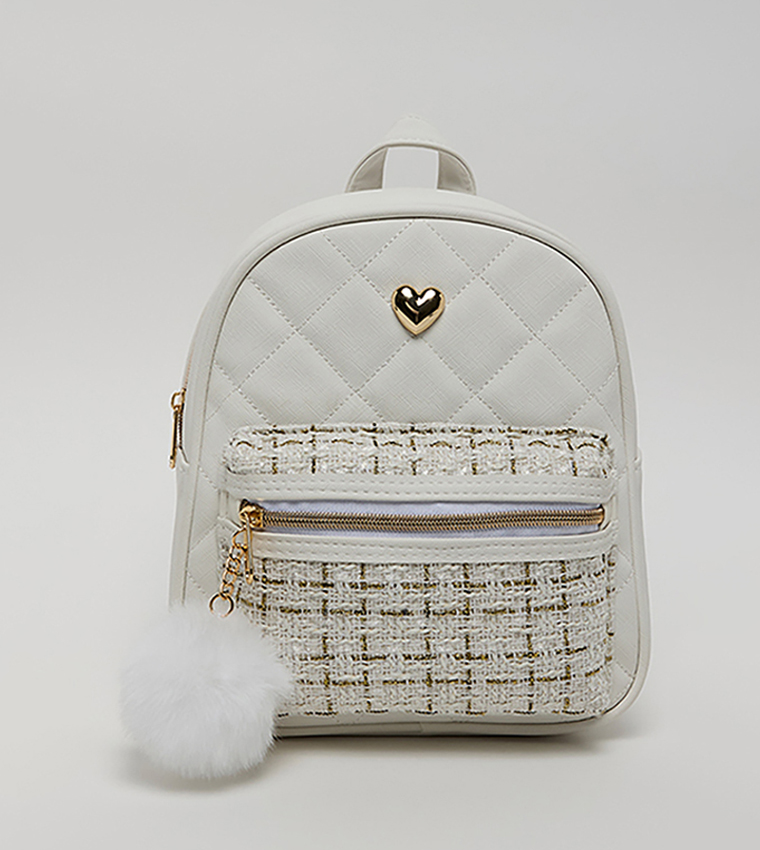 R&B  Backpacks - White Caps & Mittens