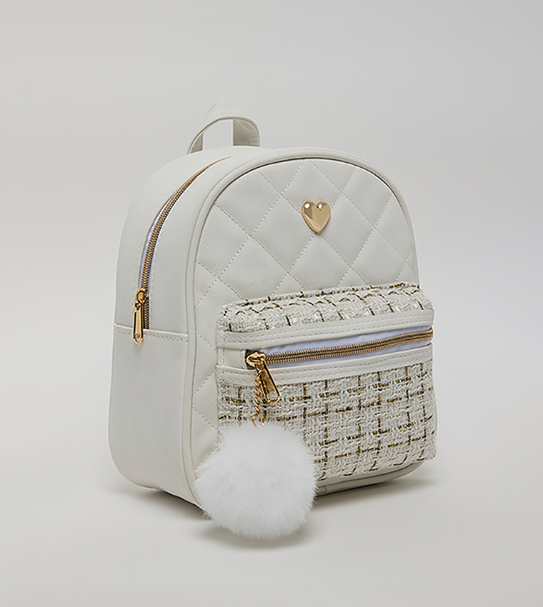 R&B  Backpacks - White Caps & Mittens