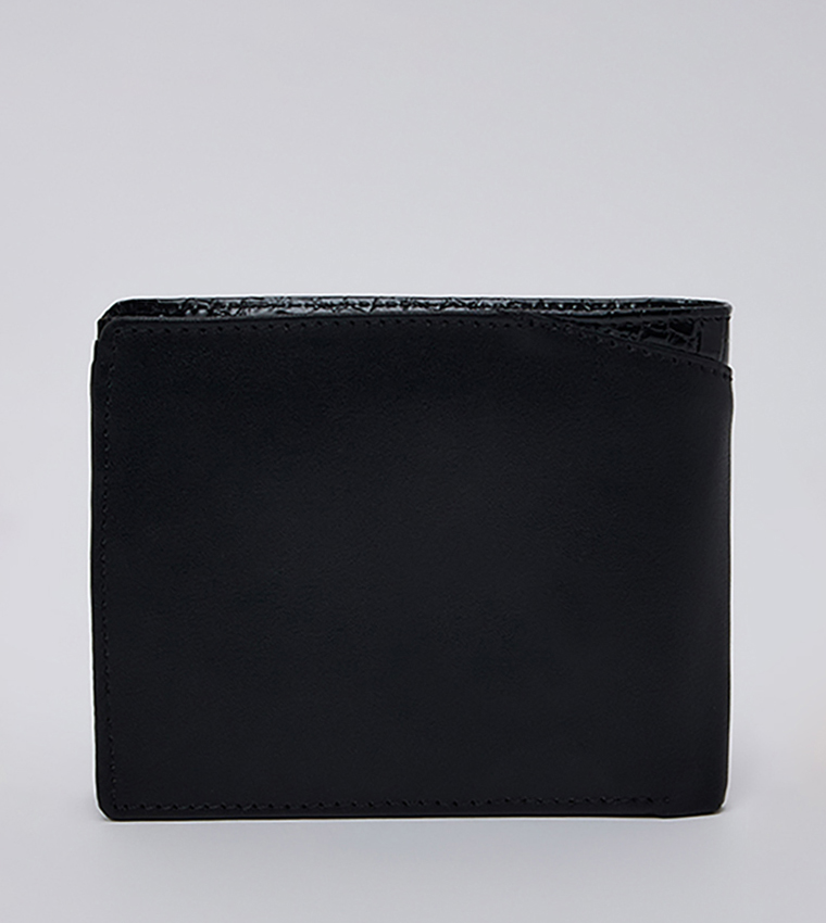 Textured Bi-Fold Wallet