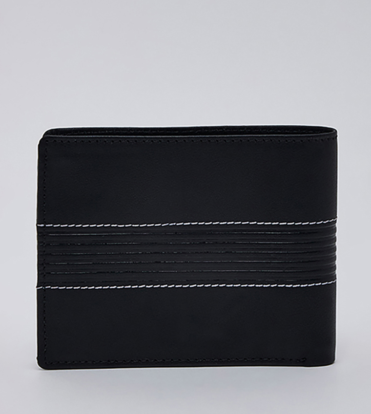 Textured Bi-Fold Wallet