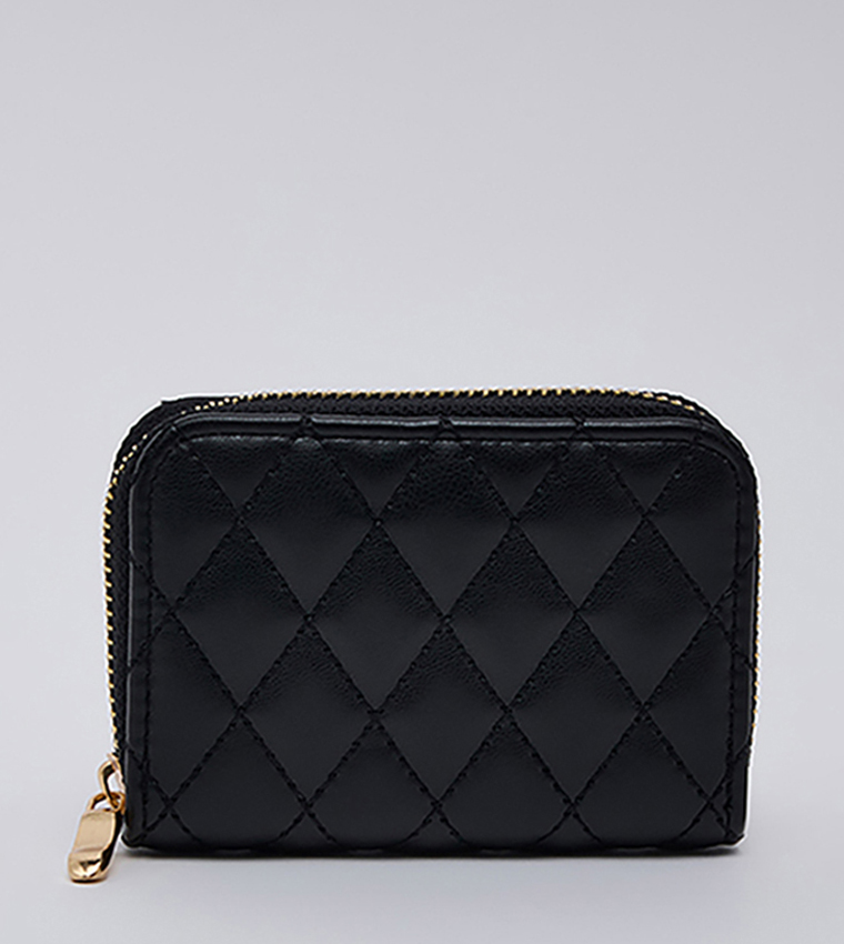 Quilted Zip-Around Wallet