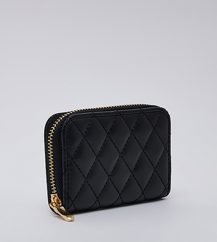 Quilted Zip-Around Wallet