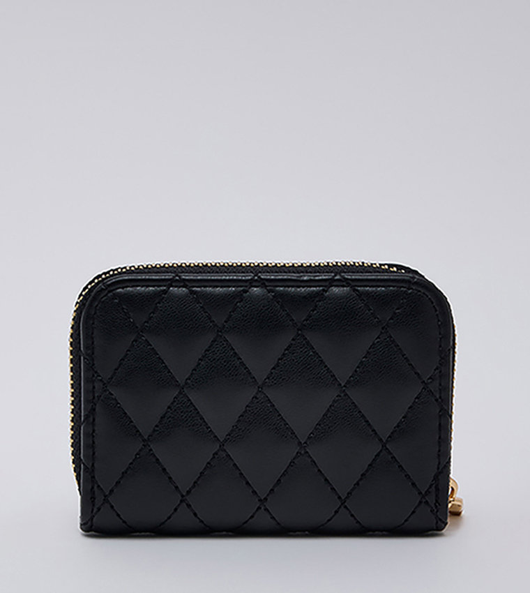 Quilted Zip-Around Wallet