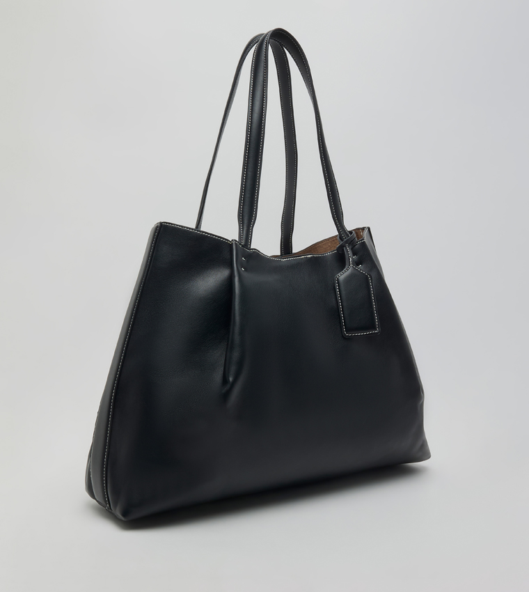 Textured Shoulder Bag