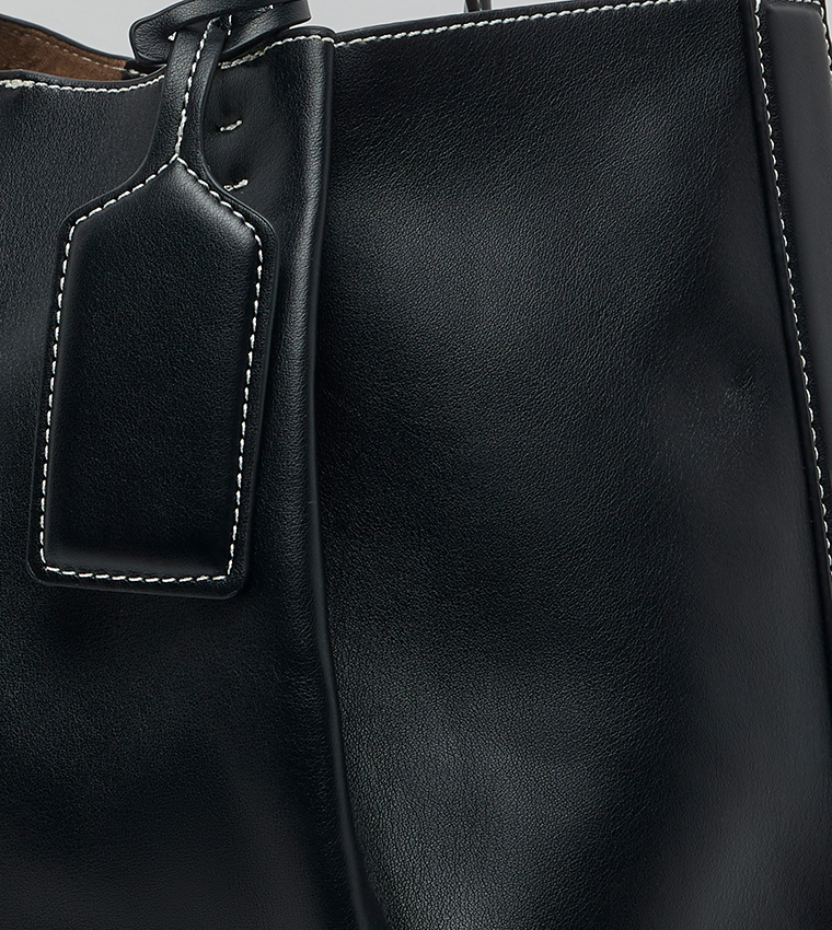 Textured Shoulder Bag