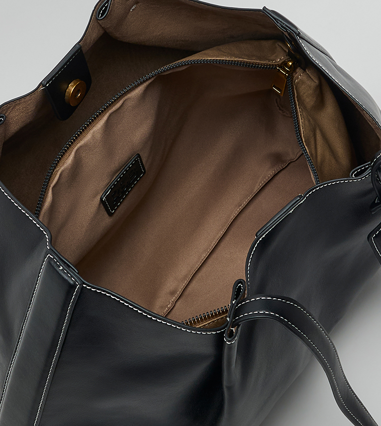 Textured Shoulder Bag