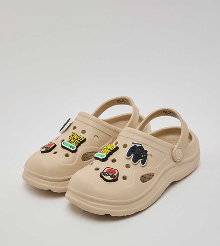 R&B  Clogs - Beige clogs