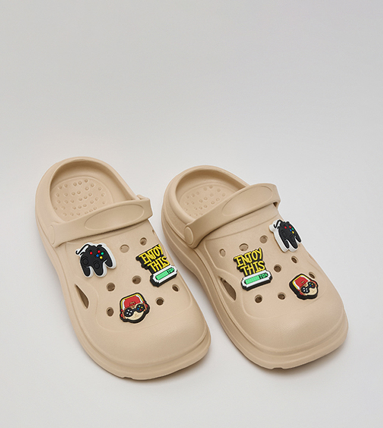 R&B  Clogs - Beige clogs