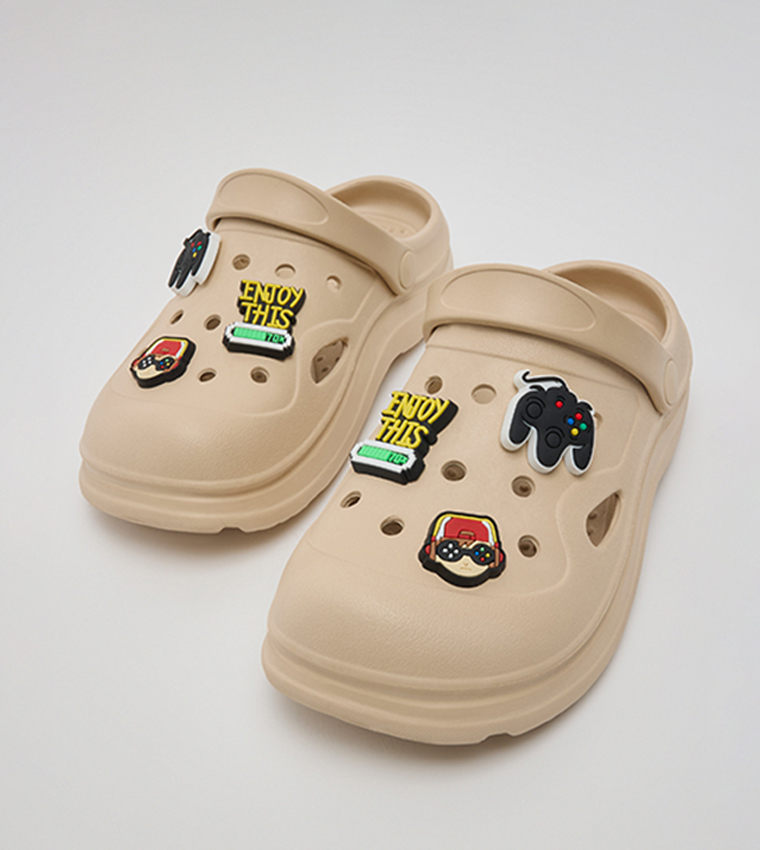 R&B  Clogs - Beige clogs