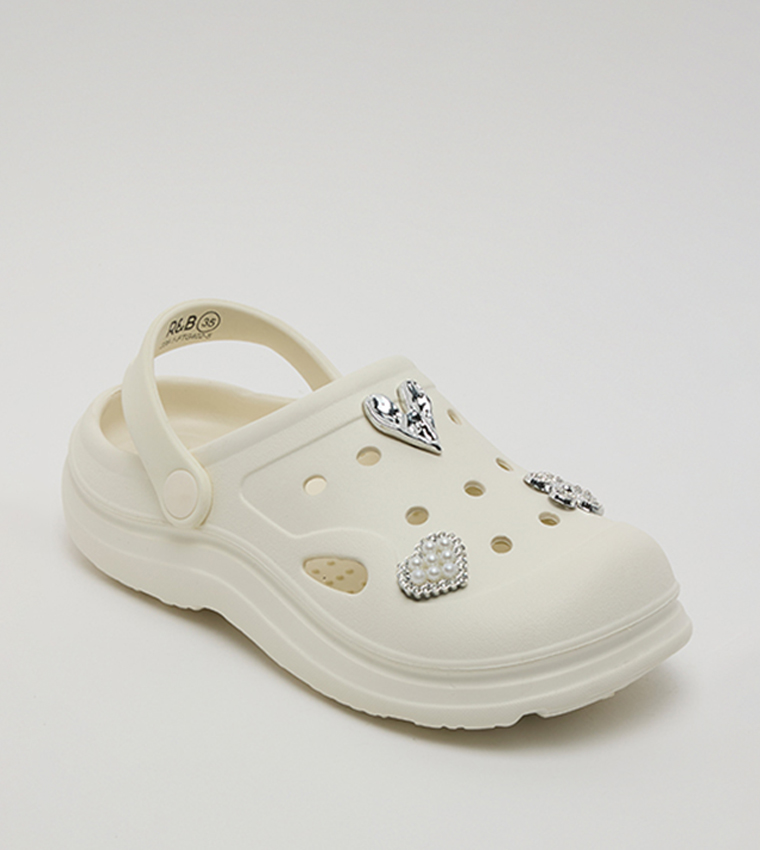 R&B  Clogs - Beige clogs