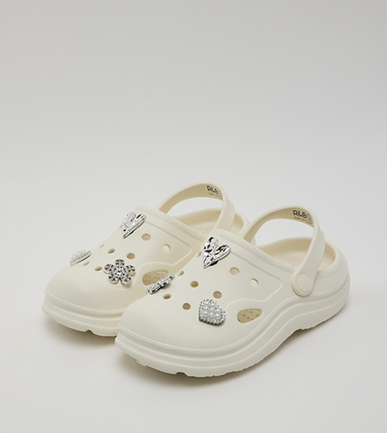 R&B  Clogs - Beige clogs
