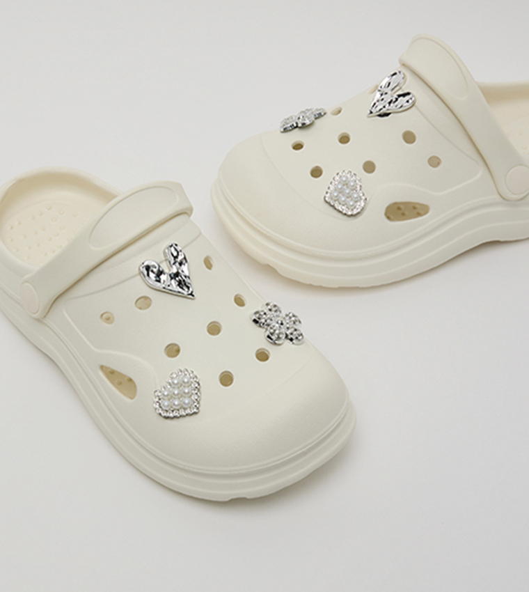 R&B  Clogs - Beige clogs
