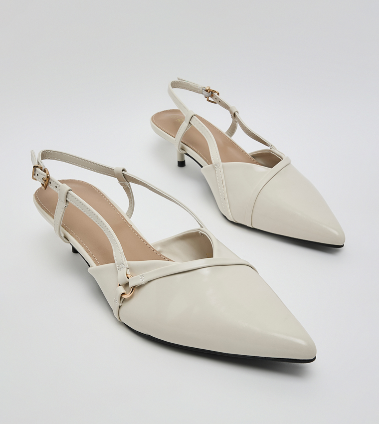 R&B  Pumps - Ivory Pumps