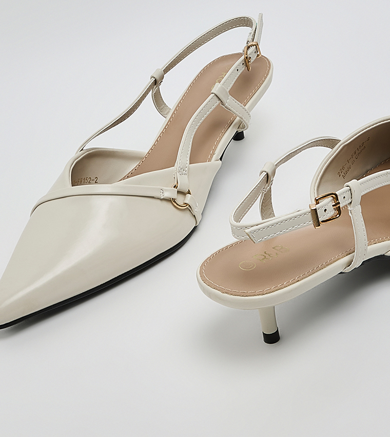 R&B  Pumps - Ivory Pumps