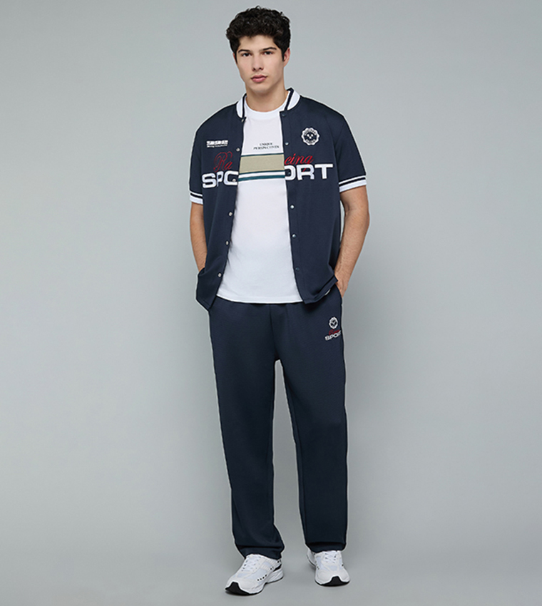 Printed T-Shirt with Crew Neck and Short Sleeves