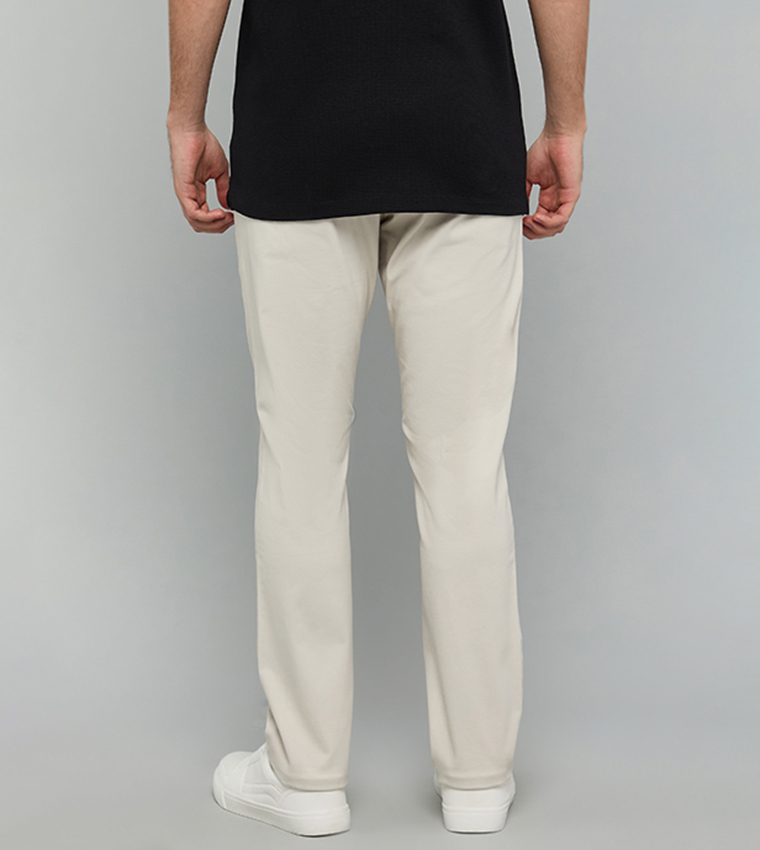 R&B  Casual Pants - Beige Casual Pants
