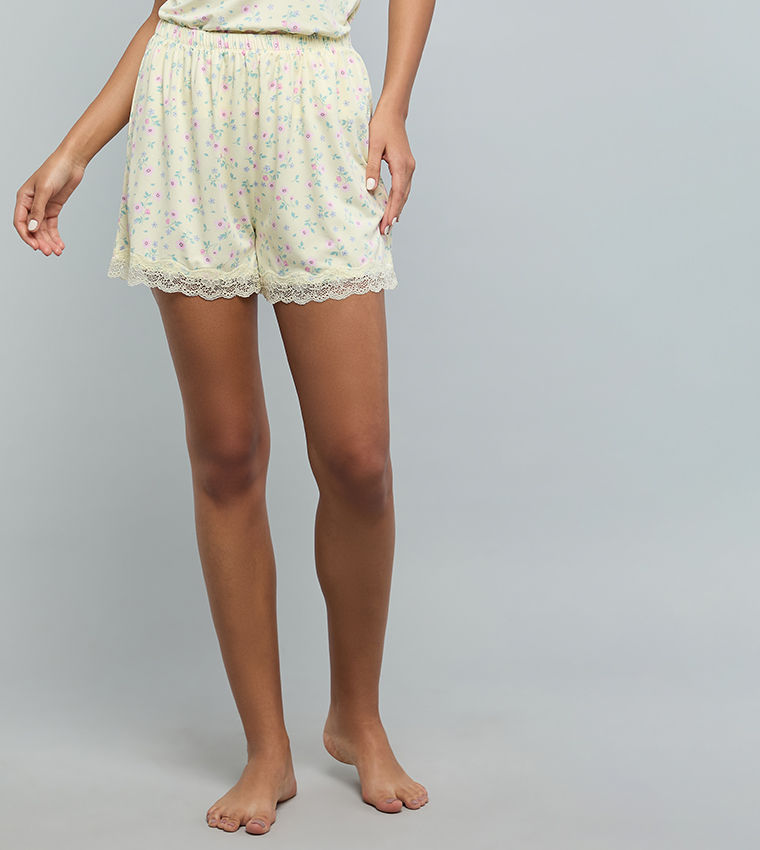 Floral Print Short Pyjama Set